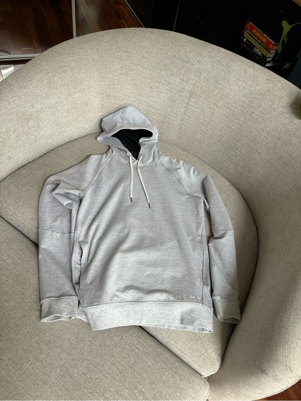Lululemon Light Gray City Sweat Pullover Hoodie